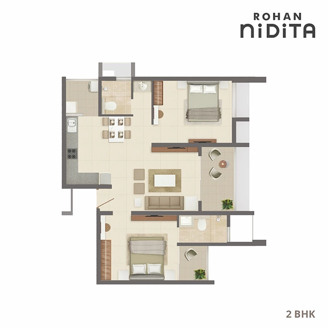 Rohan Harita | Luxury 2, 3 & 4 BHK Homes in Tathawade Pune