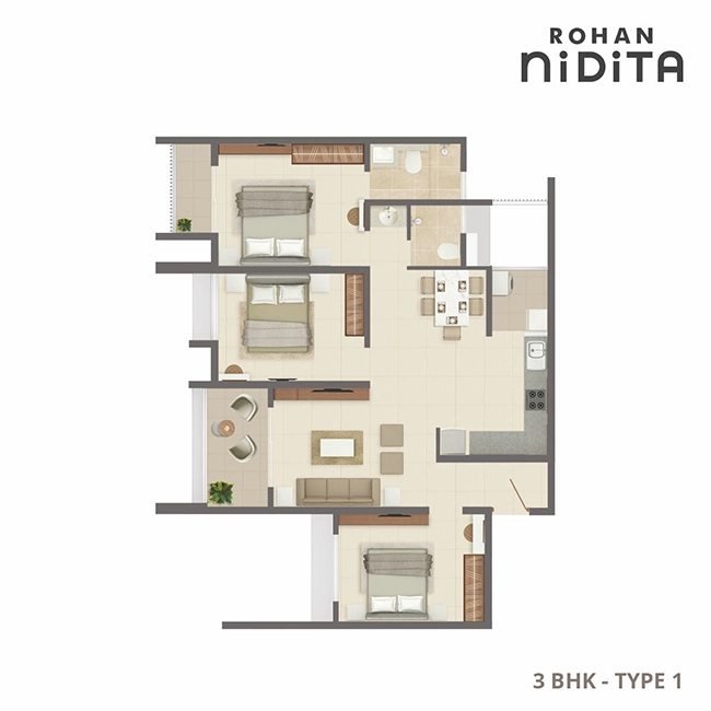 Rohan Harita | Luxury 2, 3 & 4 BHK Homes in Tathawade Pune